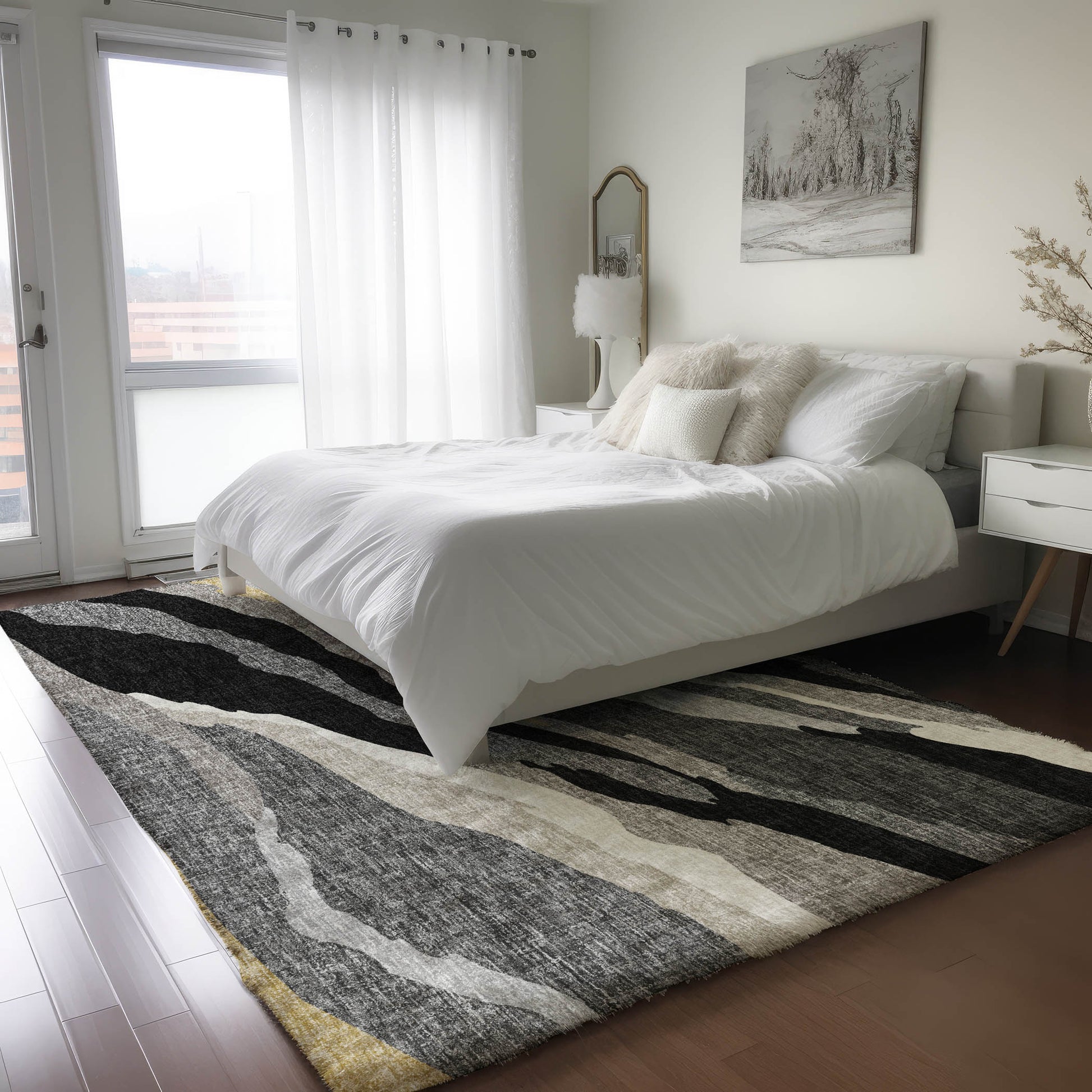 Dalyn Rugs Lorenzo  Black  Transitional