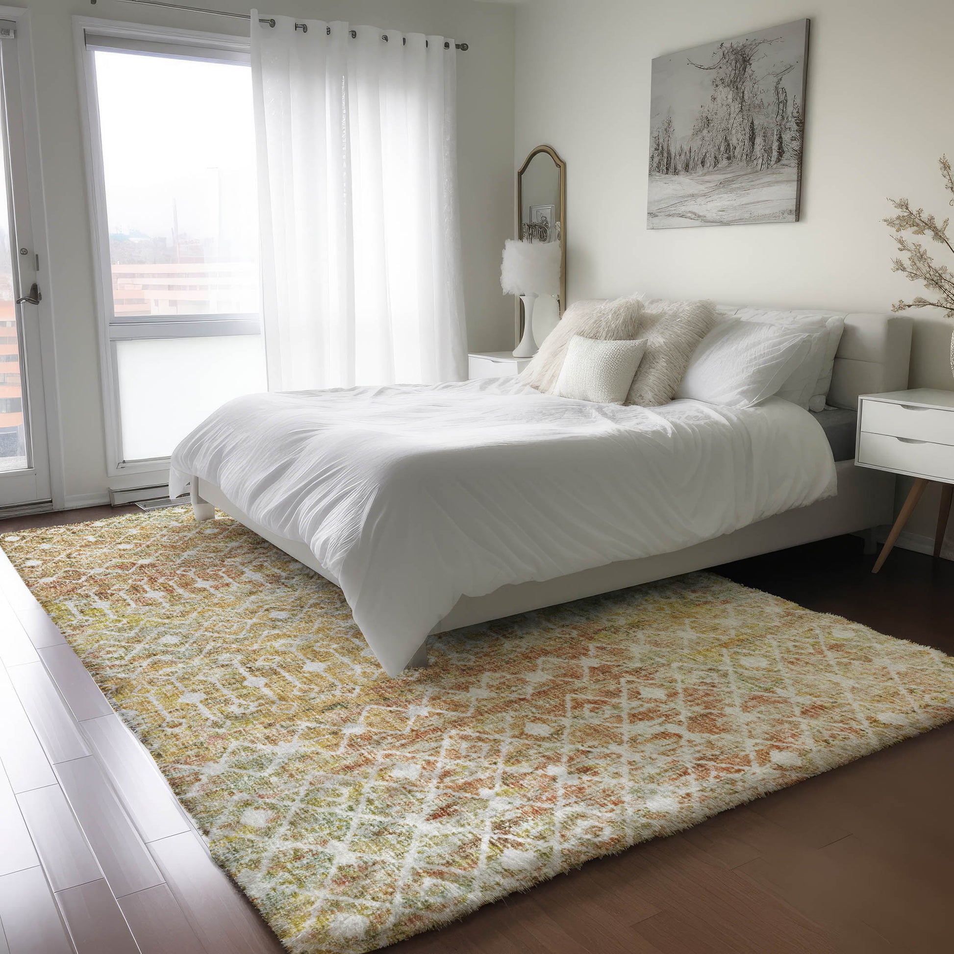 Dalyn Rugs Lorenzo  Peach  Transitional