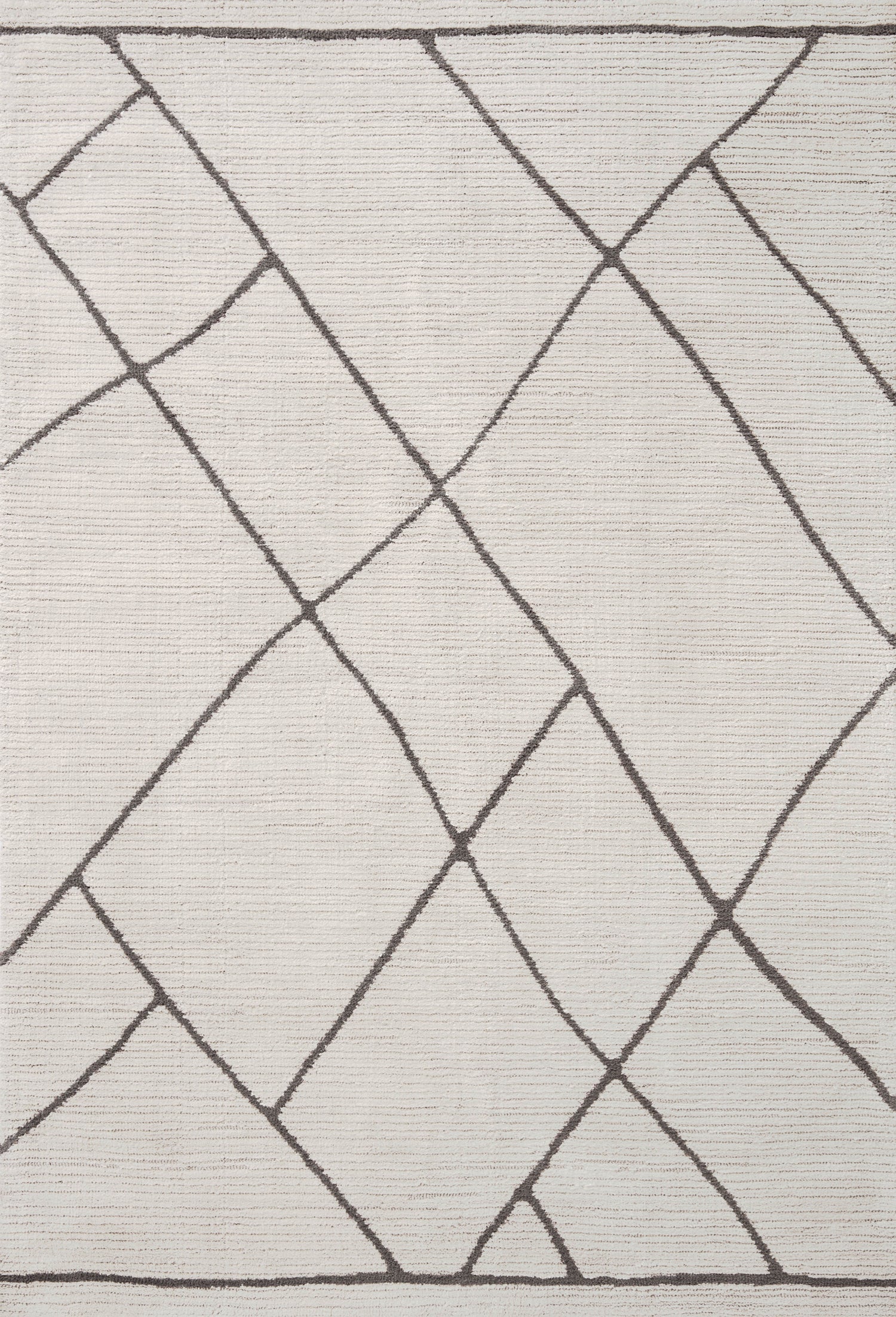 Magnolia Home by Joanna Gaines x Loloi Logan  Ivory Charcoal Transitional