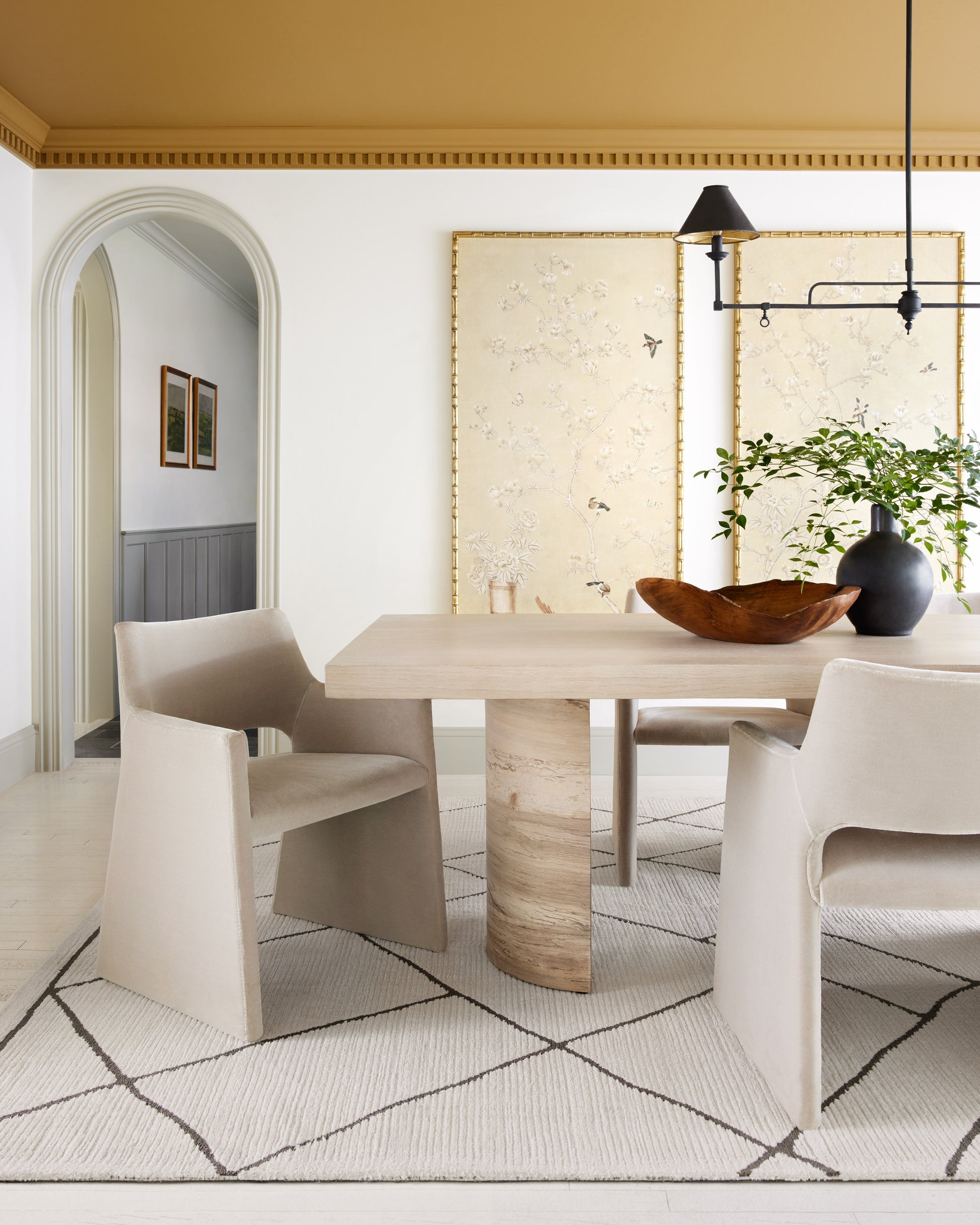 Magnolia Home by Joanna Gaines x Loloi Logan  Ivory Charcoal Transitional