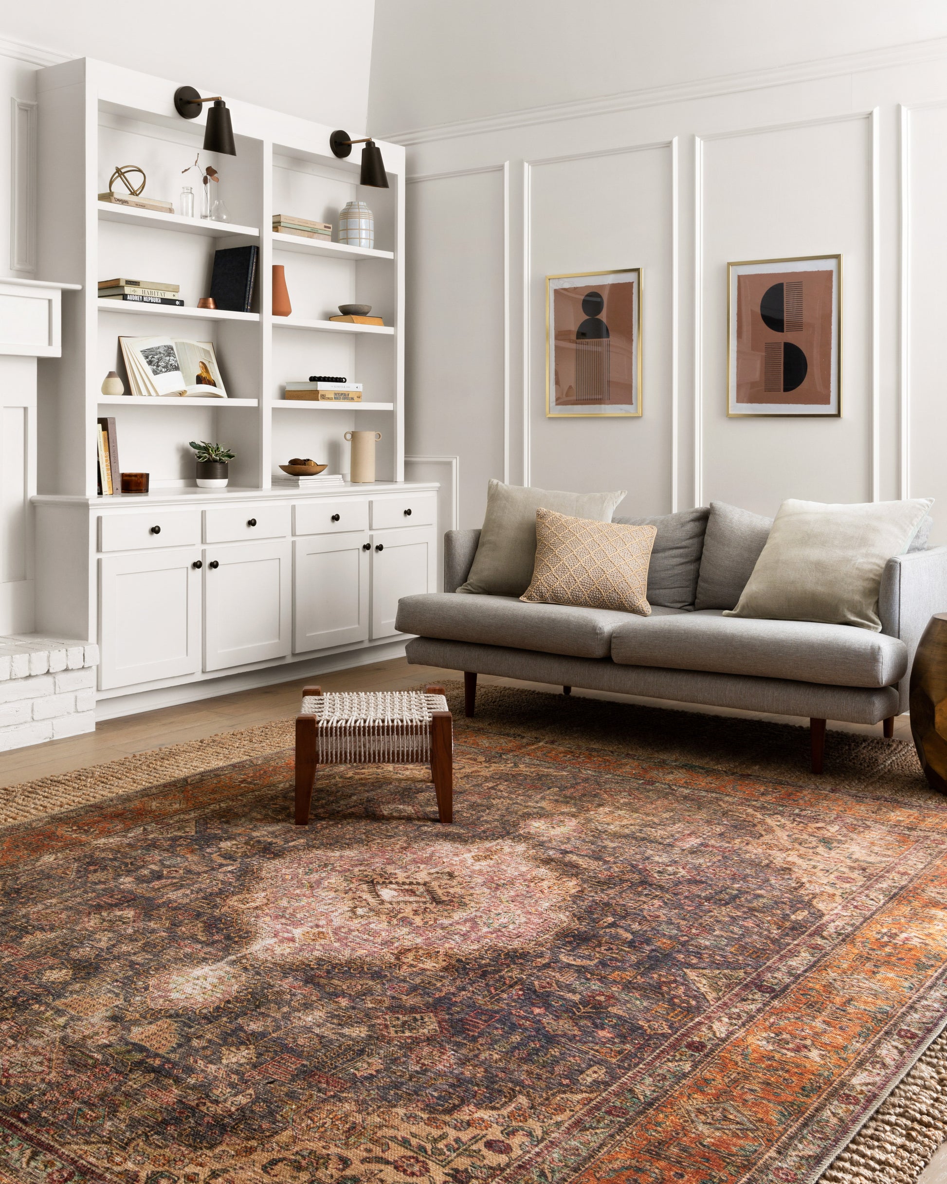 Loloi II Loren  Plum Multi Transitional