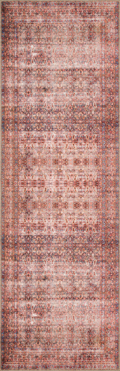 Loloi II Loren  Eggplant Crimson Transitional