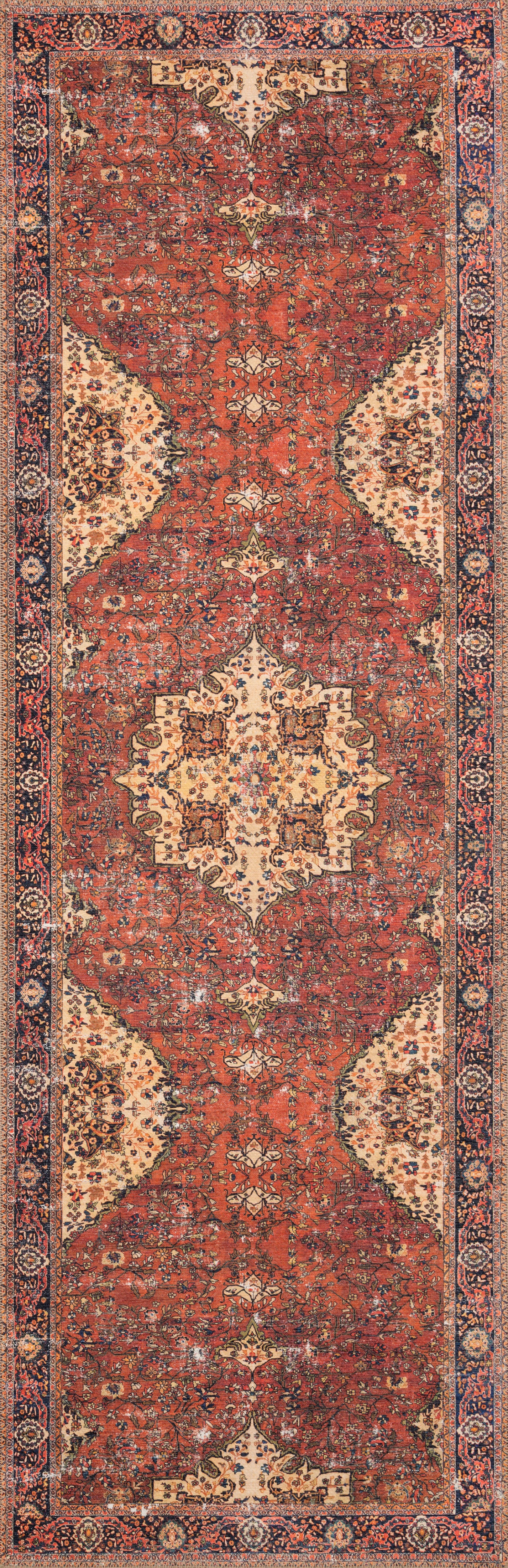 Loloi Loren  Red Navy Transitional