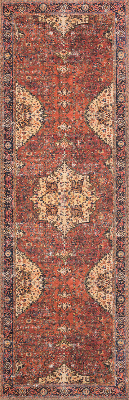 Loloi Loren  Red Navy Transitional