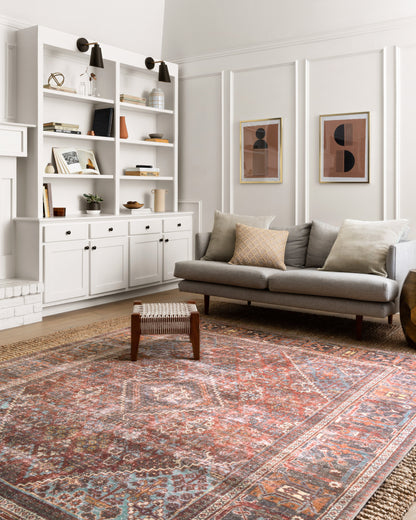 Loloi II Loren  Brick Midnight Transitional