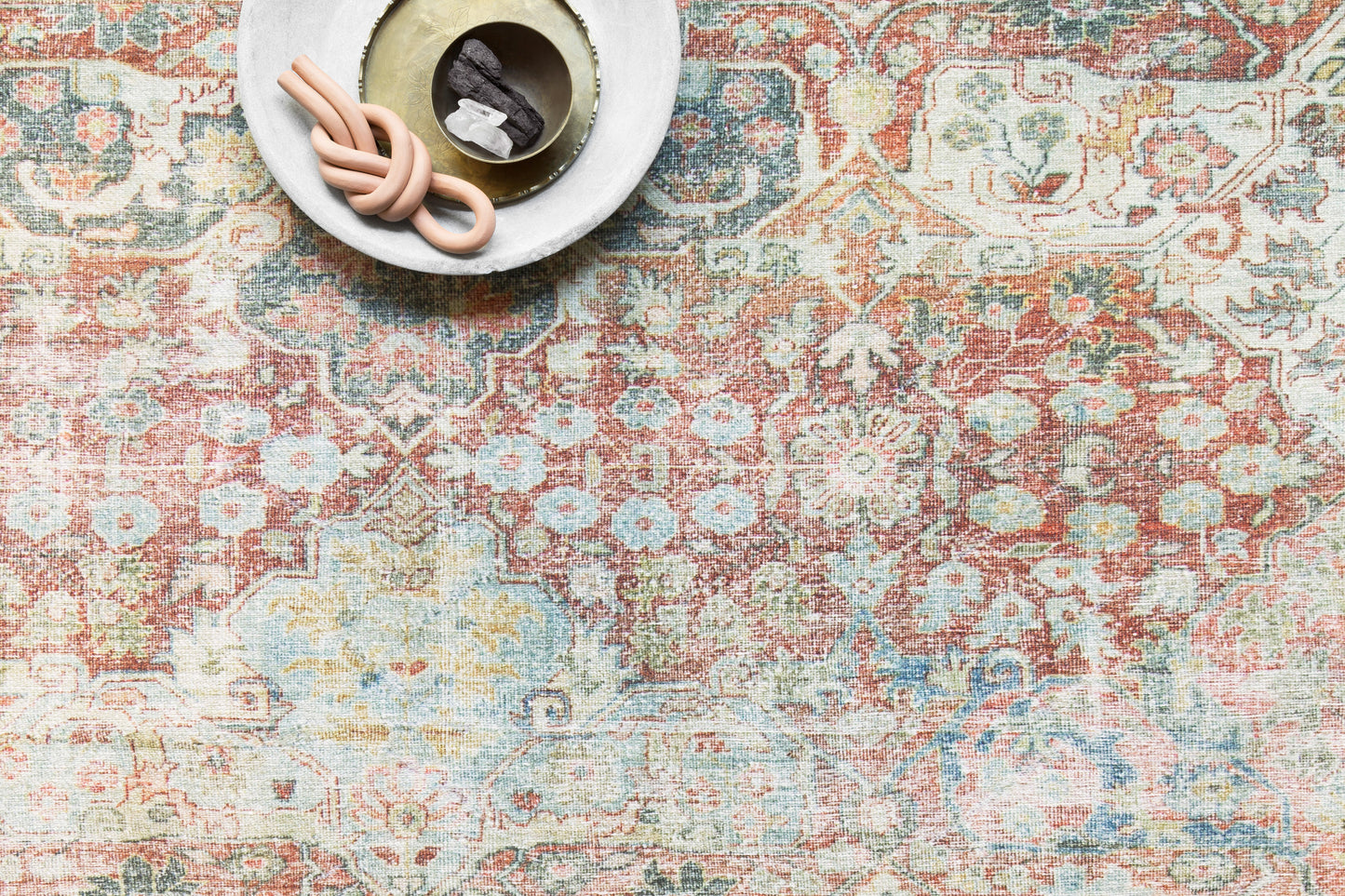 Loloi II Loren  Brick Multi Transitional