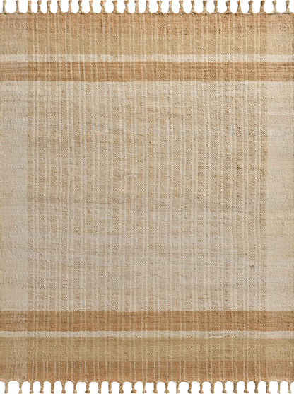 Magnolia Home by Joanna Gaines x Loloi Louie  Ivory Natural Contemporary