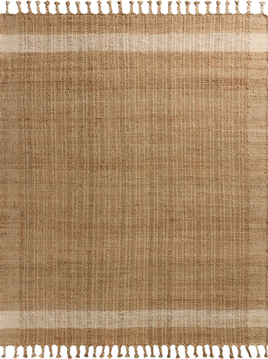 Magnolia Home by Joanna Gaines x Loloi Louie  Natural Ivory Contemporary