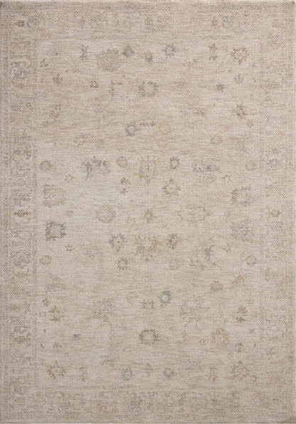 Chris Loves Julia x Loloi Louisa  Oatmeal Stone Traditional