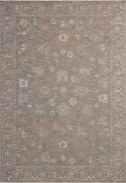 Chris Loves Julia x Loloi Louisa  Stone Multi Traditional