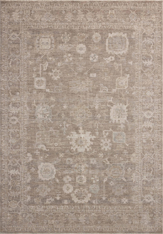 Chris Loves Julia x Loloi Louisa  Taupe Ivory Traditional