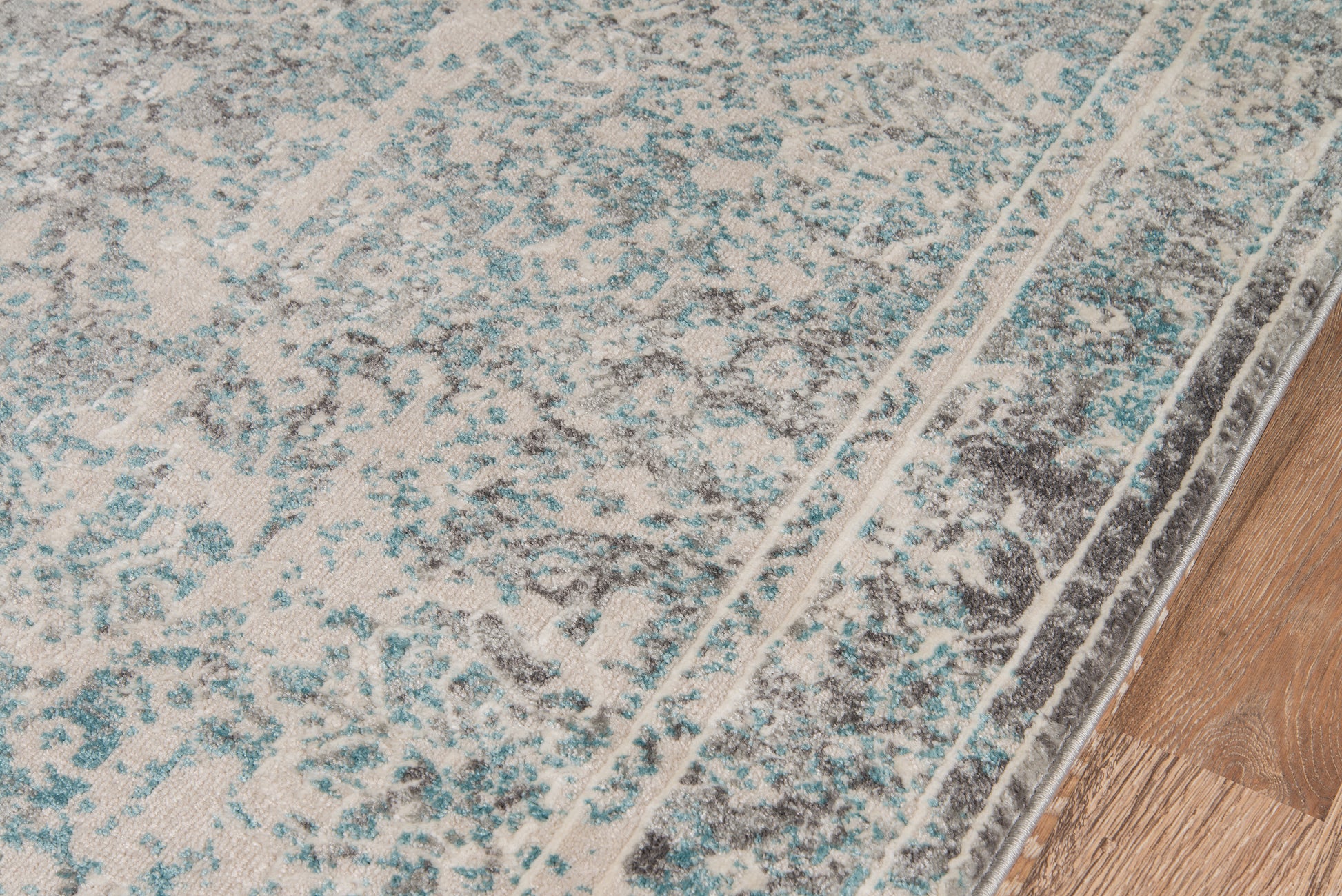 Momeni Luxe  Turquoise  Transitional
