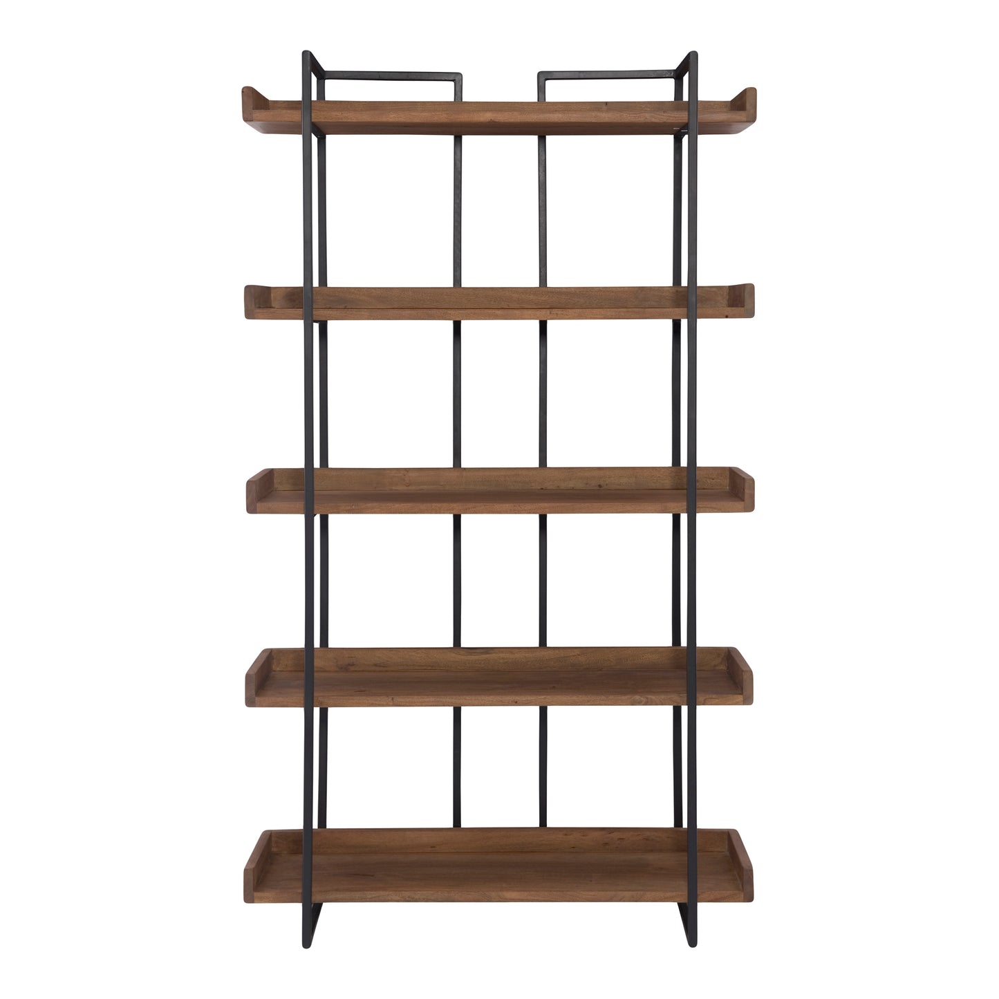 Moes Home Bookshelves Vancouver Brown Industrial Furniture