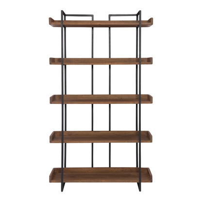 Moes Home Bookshelves Vancouver Brown Industrial Furniture