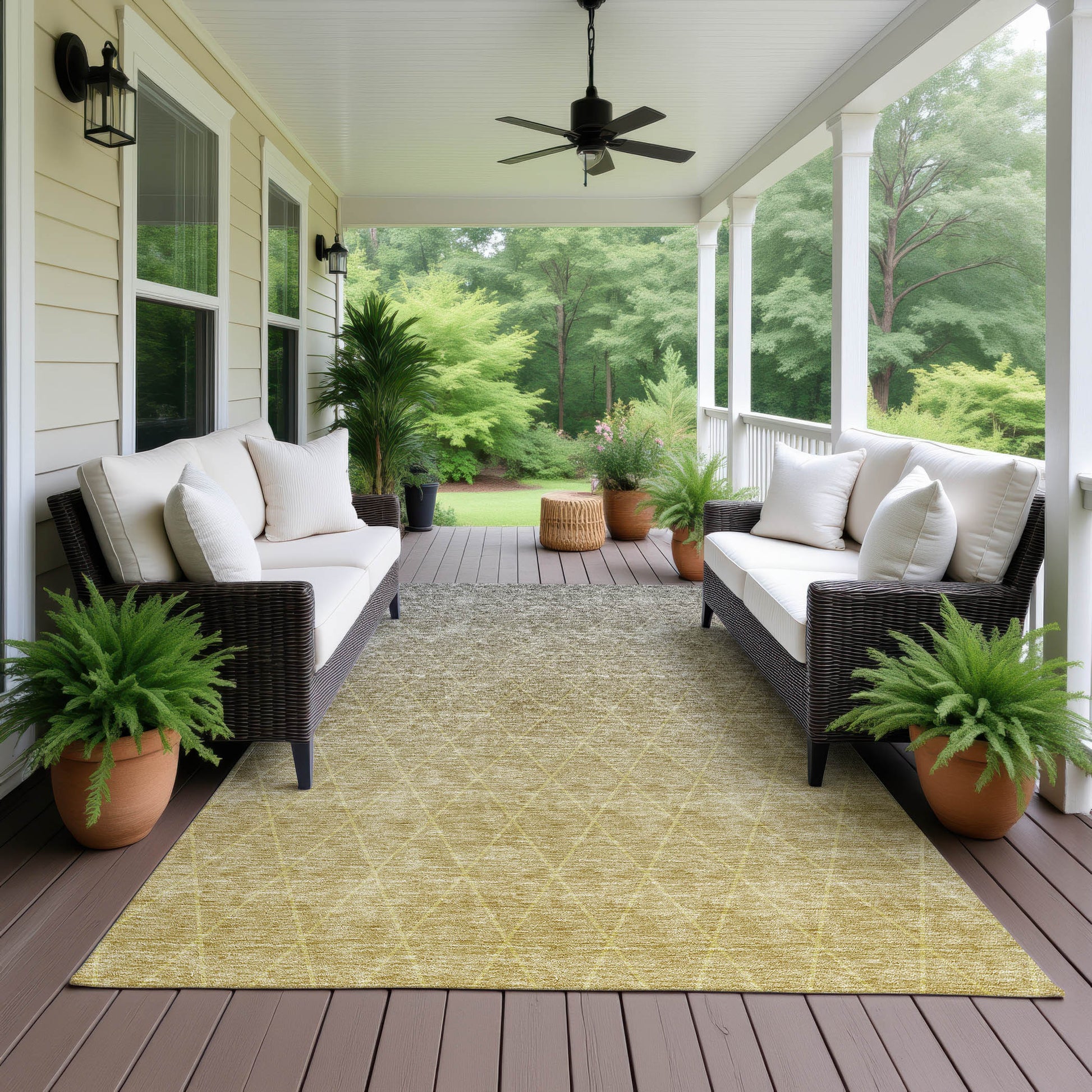 Dalyn Rugs Lazio  Gold  transitional