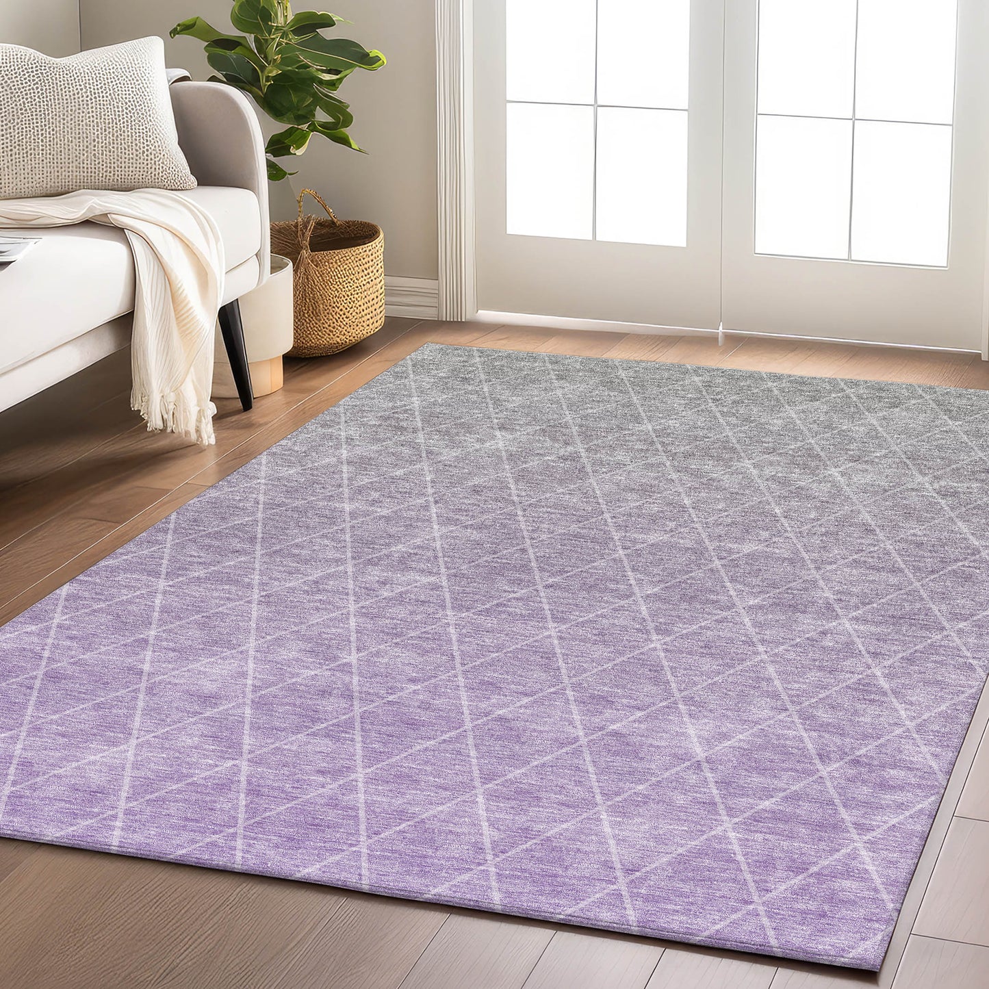 Dalyn Rugs Lazio  Lavender  transitional
