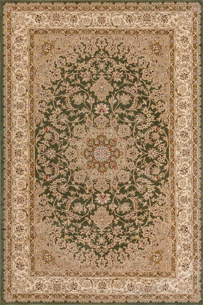 Dynamic Rugs Legacy 58000 Green Traditional Machine-Made Rug