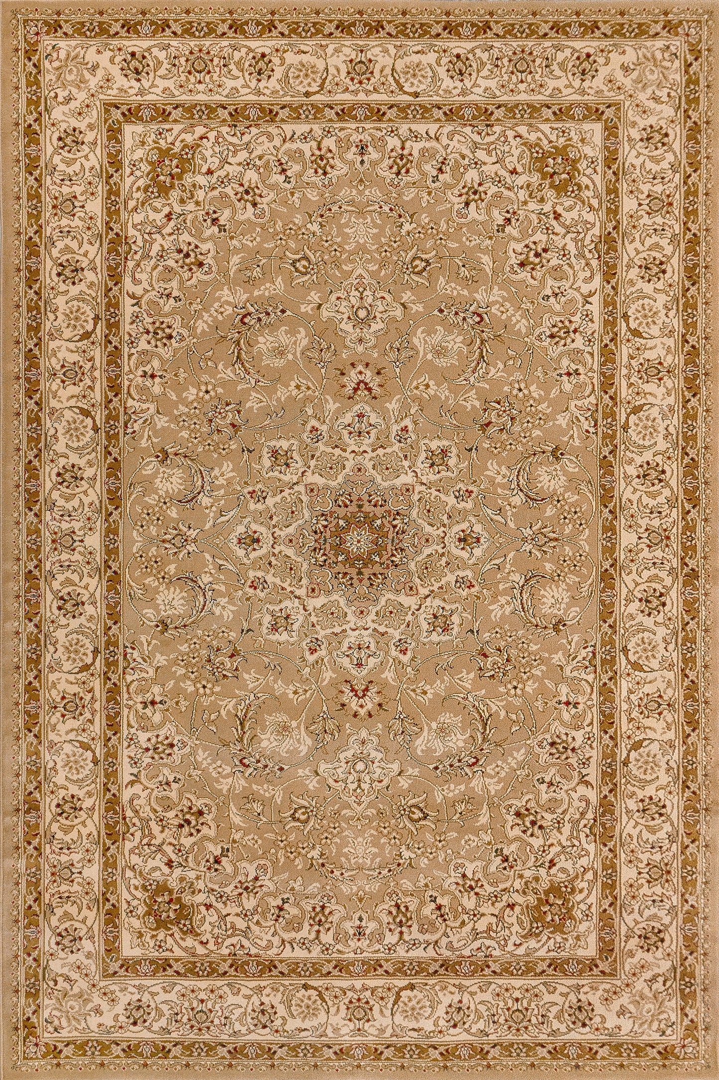 Dynamic Rugs Legacy 58000 Yellow Traditional Machine-Made Rug