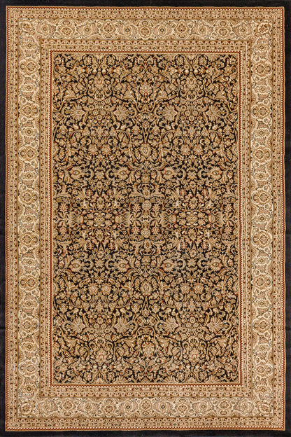 Dynamic Rugs Legacy 58004 Black Traditional Machine-Made Rug