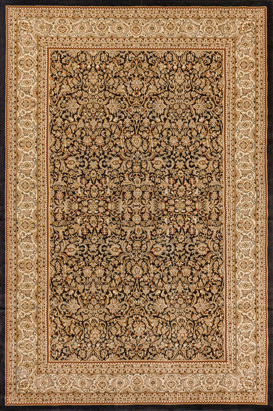 Dynamic Rugs Legacy 58004 Black Traditional Machine-Made Rug