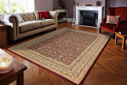 Dynamic Rugs Legacy 58004 Red Traditional Machine-Made Rug
