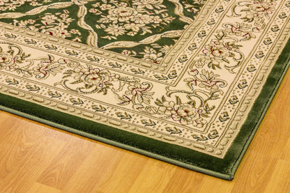 Dynamic Rugs Legacy 58018 Green Traditional Machine-Made Rug