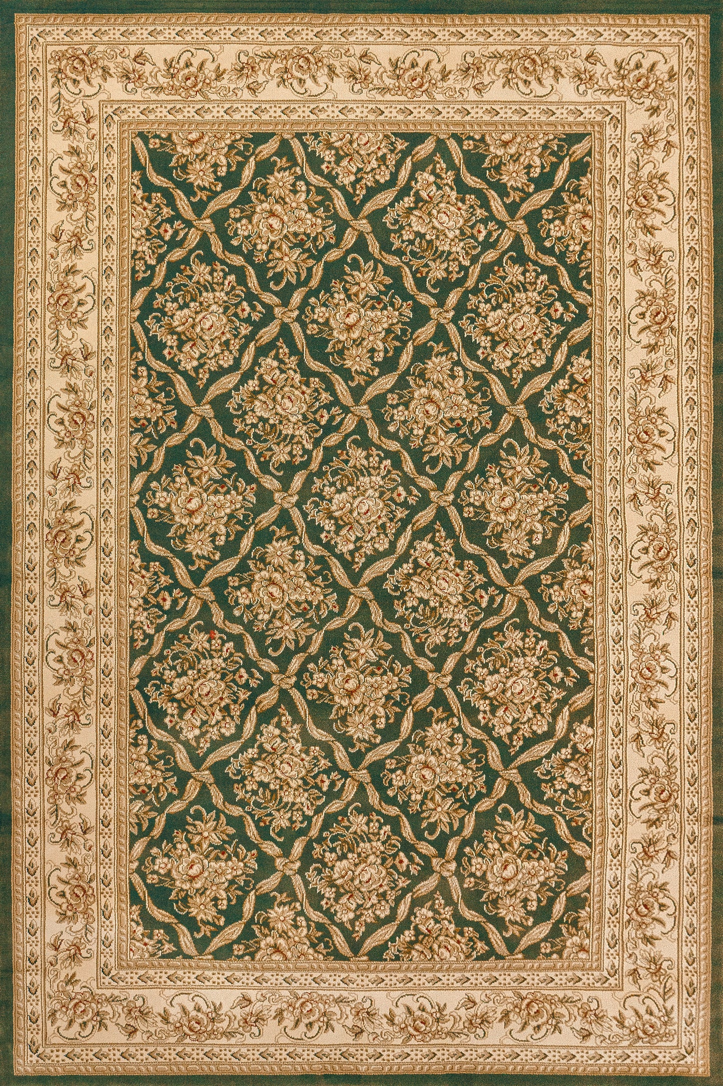 Dynamic Rugs Legacy 58018 Green Traditional Machine-Made Rug