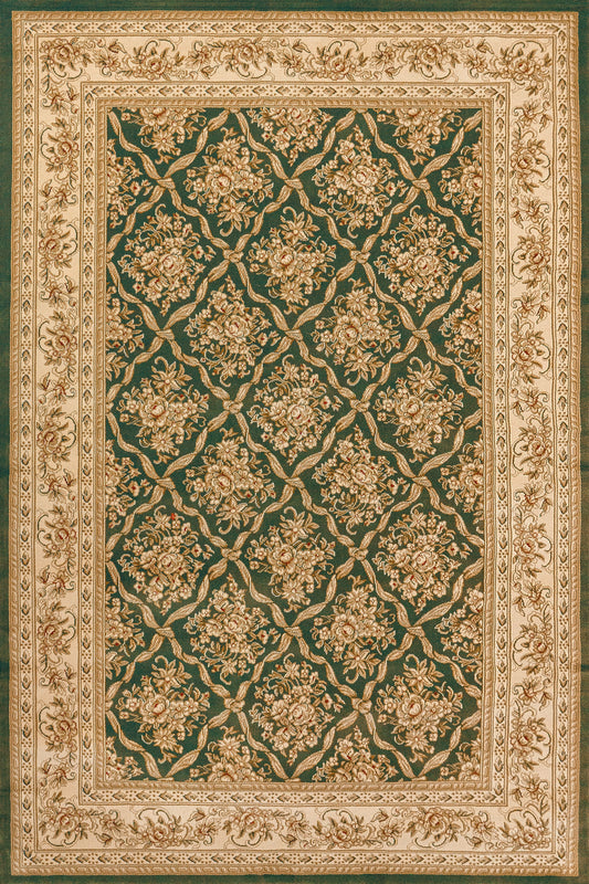 Dynamic Rugs Legacy 58018 Green Traditional Machine-Made Rug