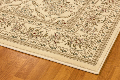 Dynamic Rugs Legacy 58018 Ivory Traditional Machine-Made Rug