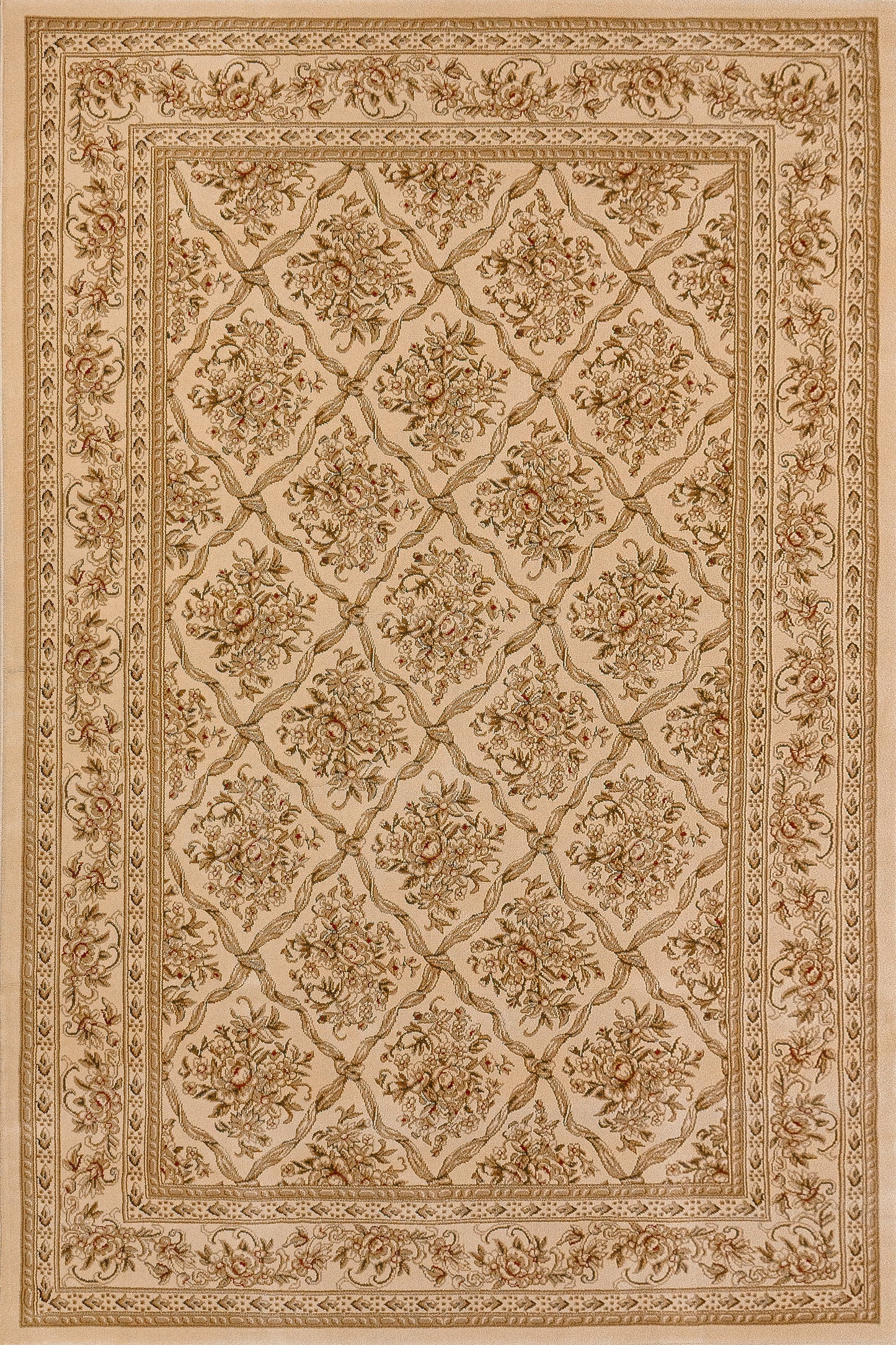 Dynamic Rugs Legacy 58018 Ivory Traditional Machine-Made Rug