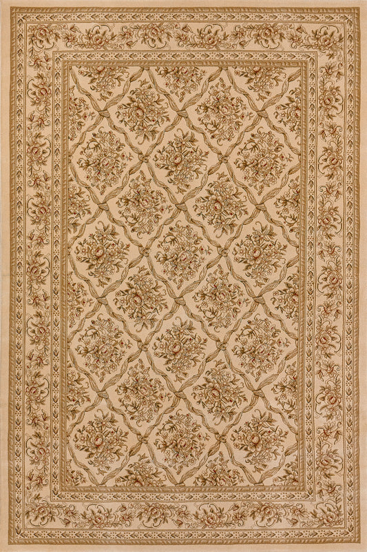 Dynamic Rugs Legacy 58018 Ivory Traditional Machine-Made Rug