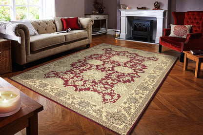 Dynamic Rugs Legacy 58019 Red Traditional Machine-Made Rug