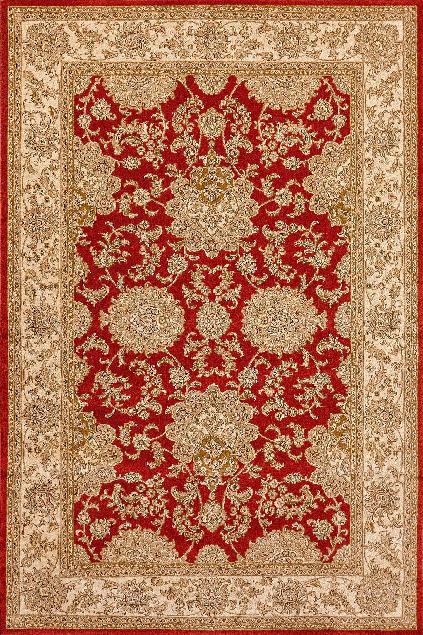 Dynamic Rugs Legacy 58019 Red Traditional Machine-Made Rug