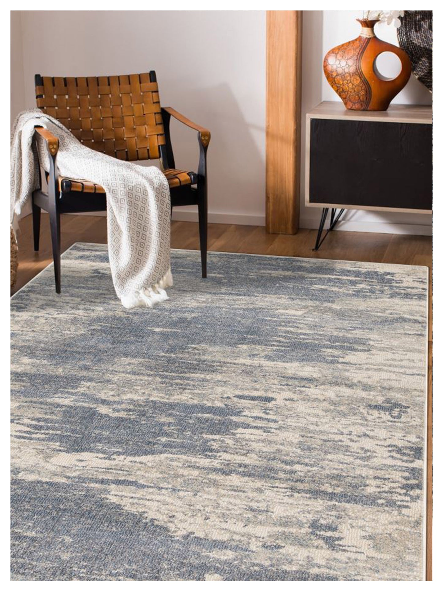 Limited Zurich ZUR-506 Gray  Traditional Machinemade Rug
