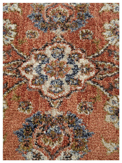 Limited Zurich ZUR-507 Orange  Traditional Machinemade Rug