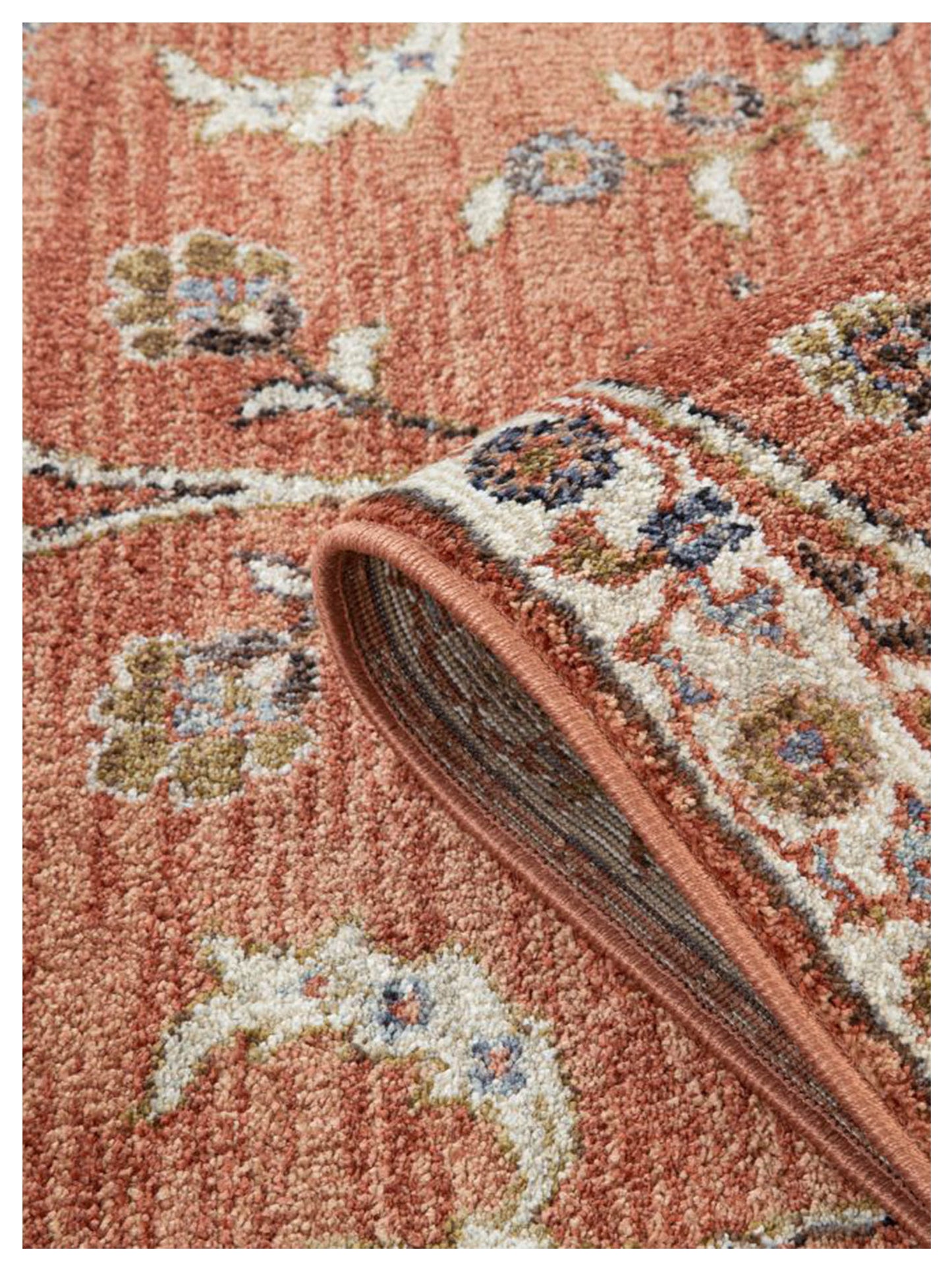 Limited Zurich ZUR-507 Orange  Traditional Machinemade Rug