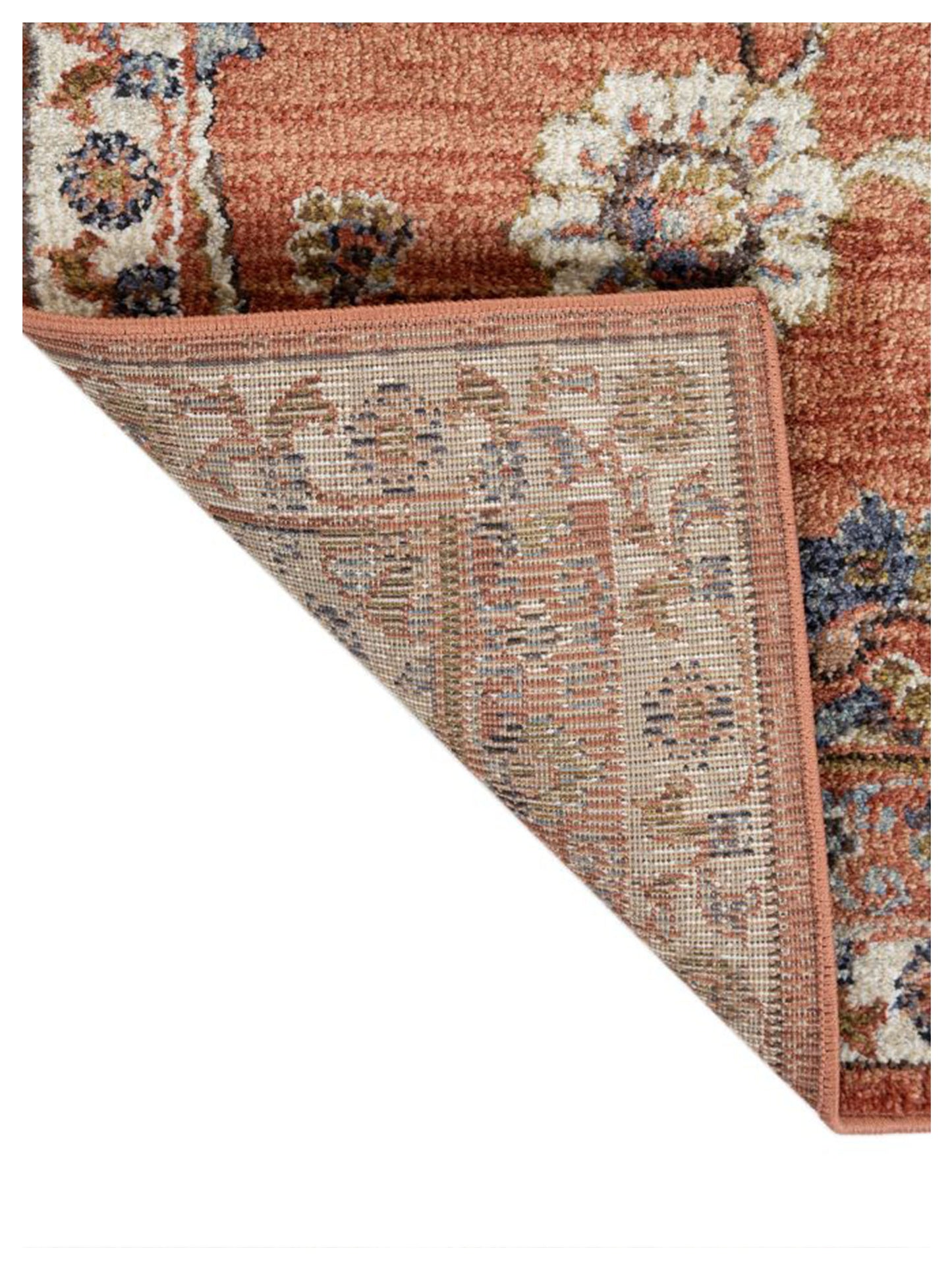 Limited Zurich ZUR-507 Orange  Traditional Machinemade Rug