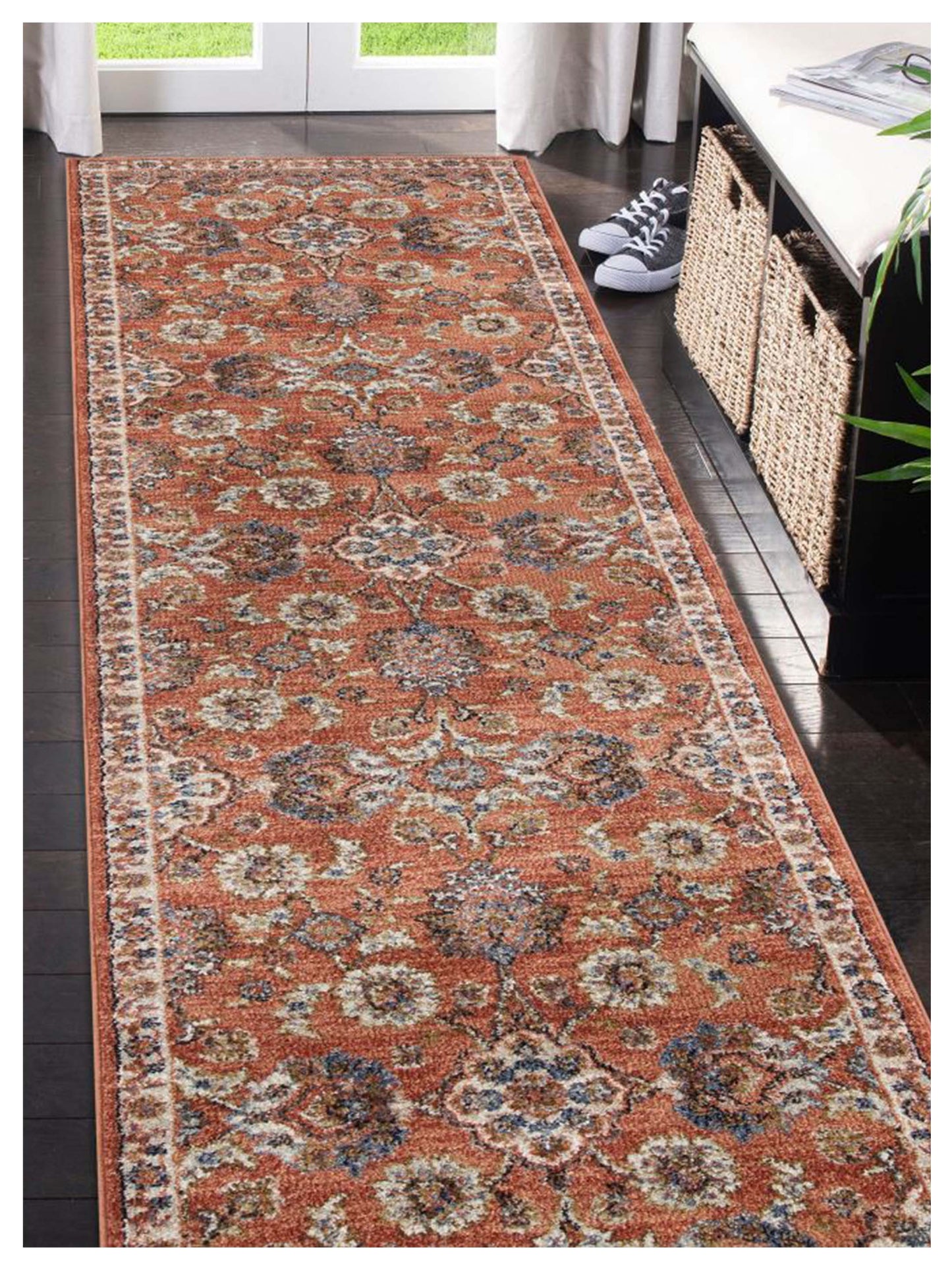 Limited Zurich ZUR-507 Orange  Traditional Machinemade Rug