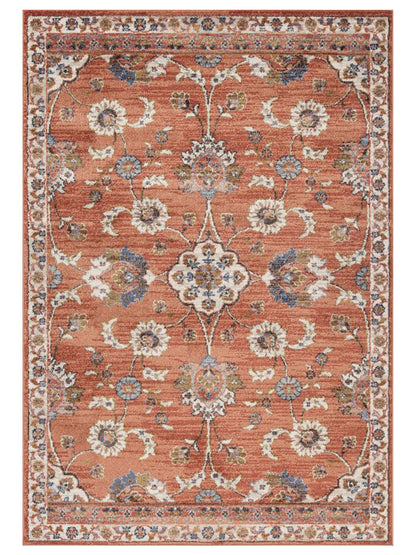 Limited Zurich ZUR-507 Orange  Traditional Machinemade Rug