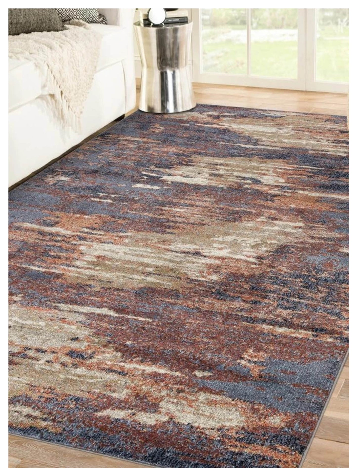 Limited Zurich ZUR-509 Rust  Traditional Machinemade Rug