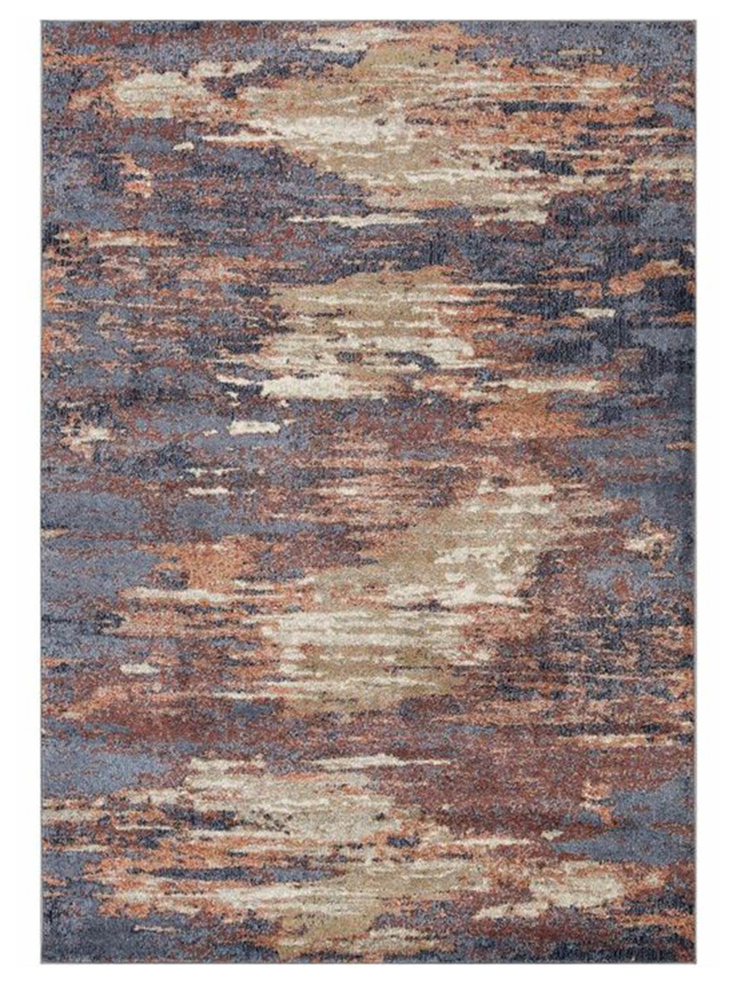 Limited Zurich ZUR-509 Rust  Traditional Machinemade Rug