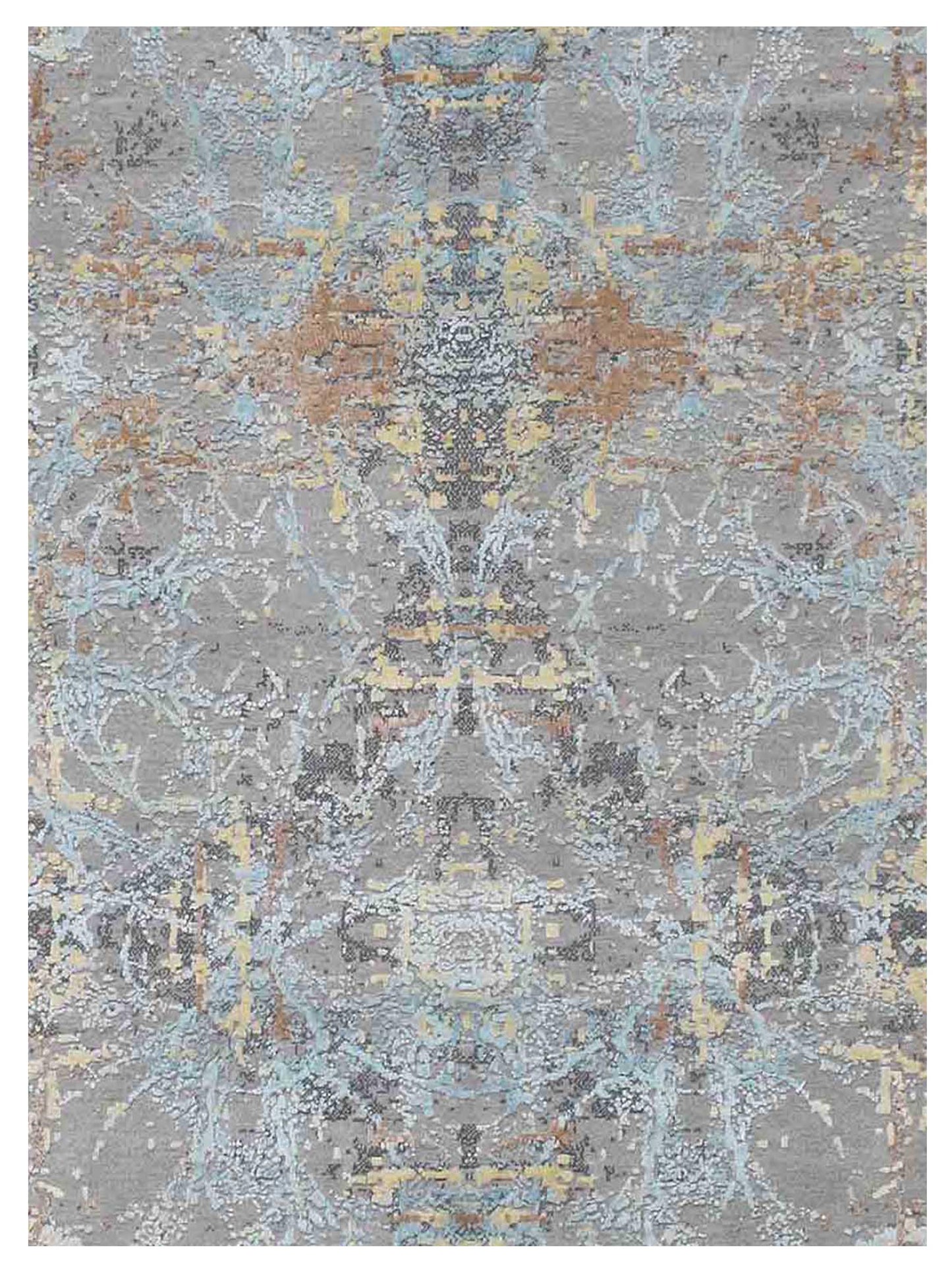 Limited MELBOURNE ME-255 Gentle Rain Transitional Knotted Rugs