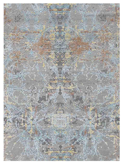 Limited MELBOURNE ME-255 Gentle Rain Transitional Knotted Rugs