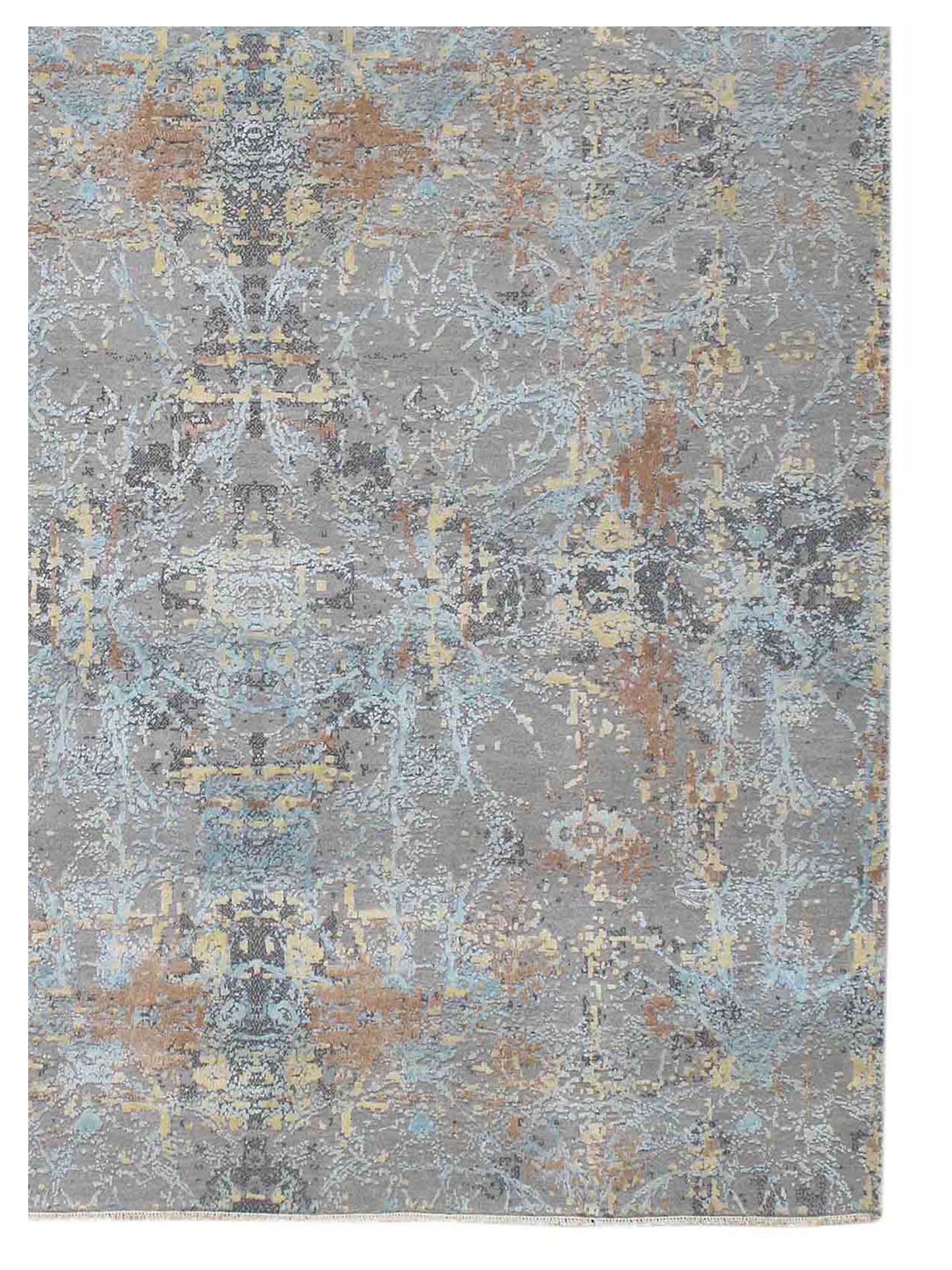 Limited MELBOURNE ME-255 Gentle Rain Transitional Knotted Rugs