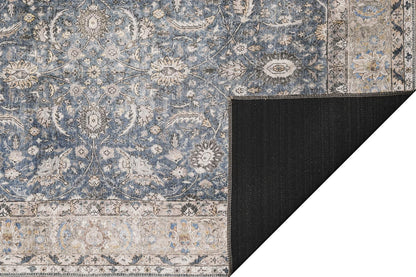 Kas London 4802 Blue Transitional Machinemade Rug