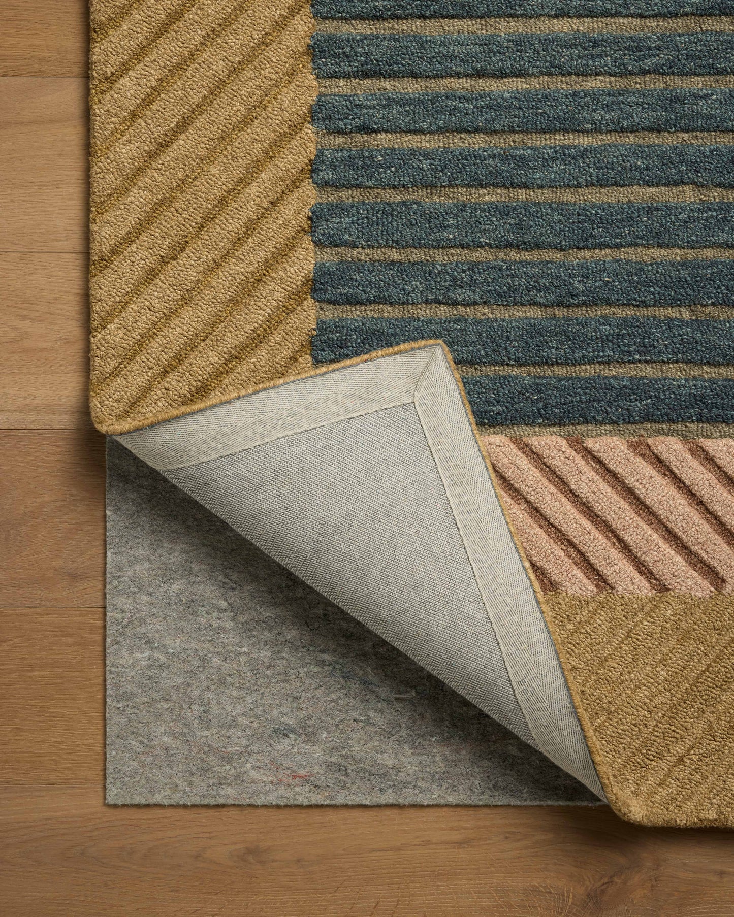 Brigette Romanek x Loloi Madi  Green Multi Contemporary