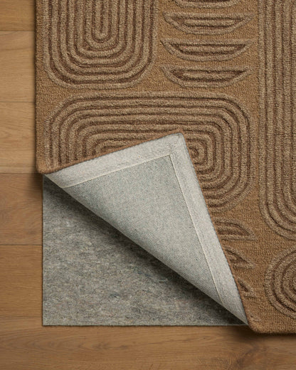 Brigette Romanek x Loloi Madi  Mocha Cocoa Contemporary