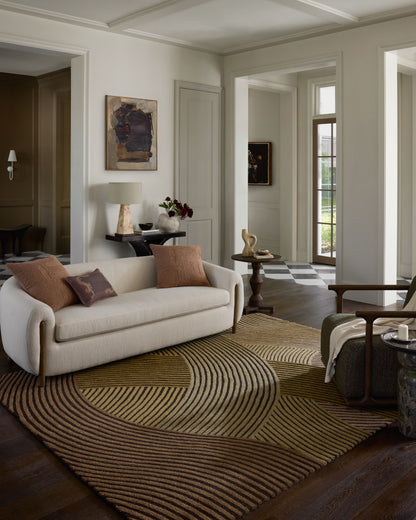 Brigette Romanek x Loloi Madi  Espresso Multi Contemporary