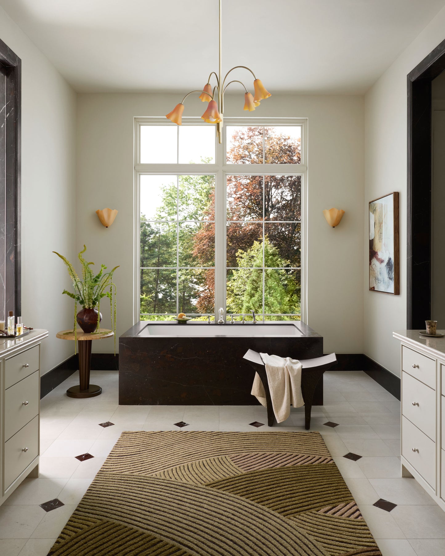 Brigette Romanek x Loloi Madi  Espresso Multi Contemporary