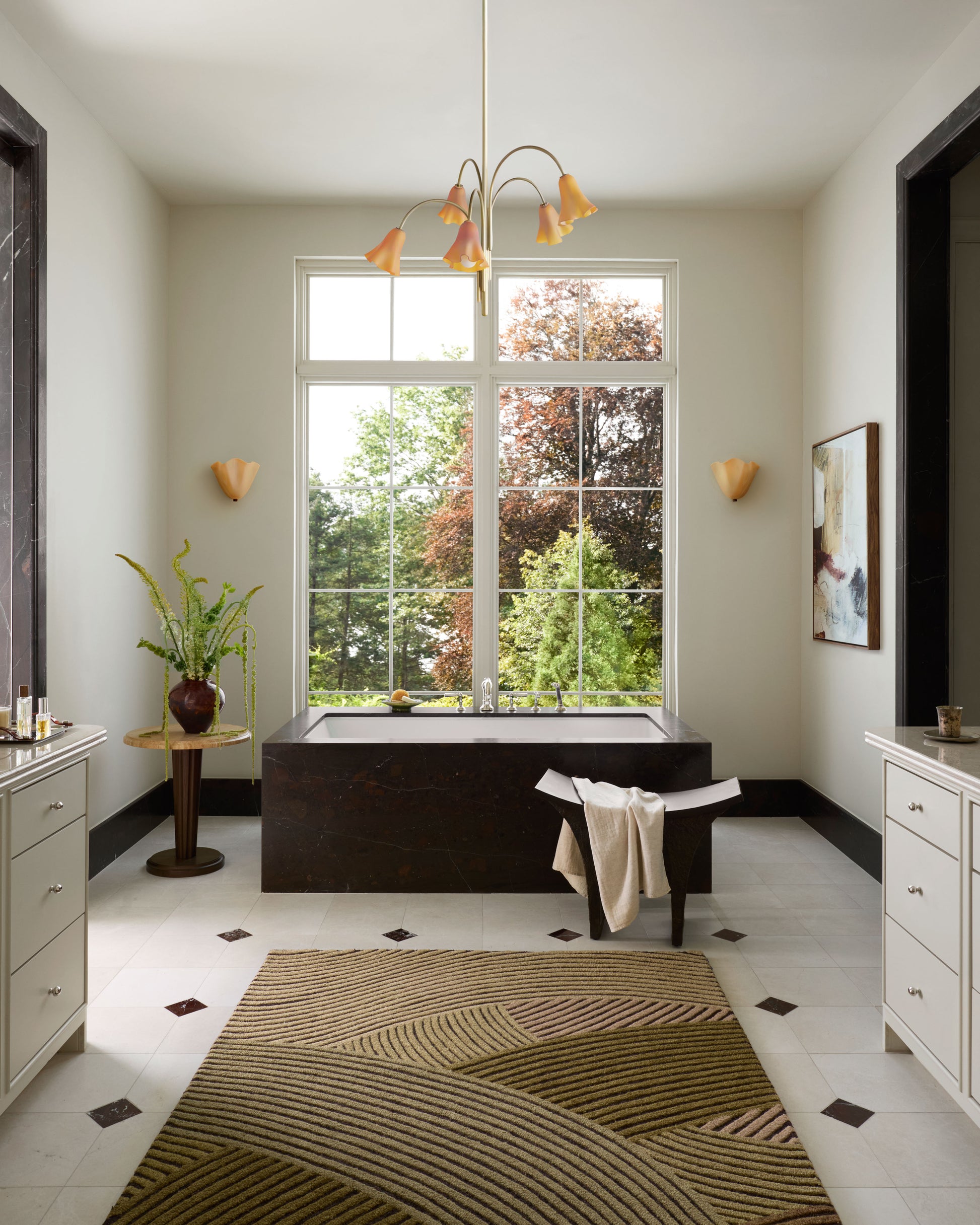 Brigette Romanek x Loloi Madi  Espresso Multi Contemporary